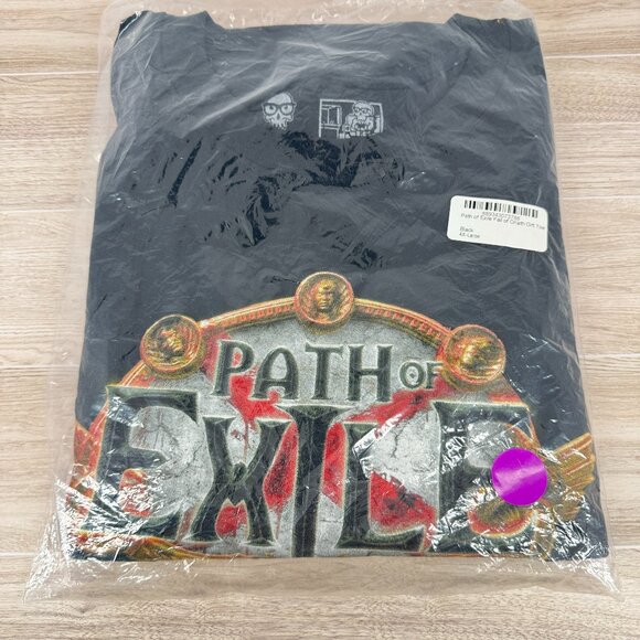 Jinx Path of Exile Fall of Oriath Gift Tee Black 4XL Official Gaming T-Shirt Sea - Picture 1 of 3